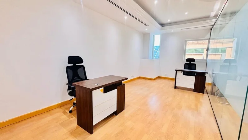 NEW  FITTED OFFICE WITH EJARI FURNISHED | MULTIPLE CHEQUES | 1 YEAR62866801790977114