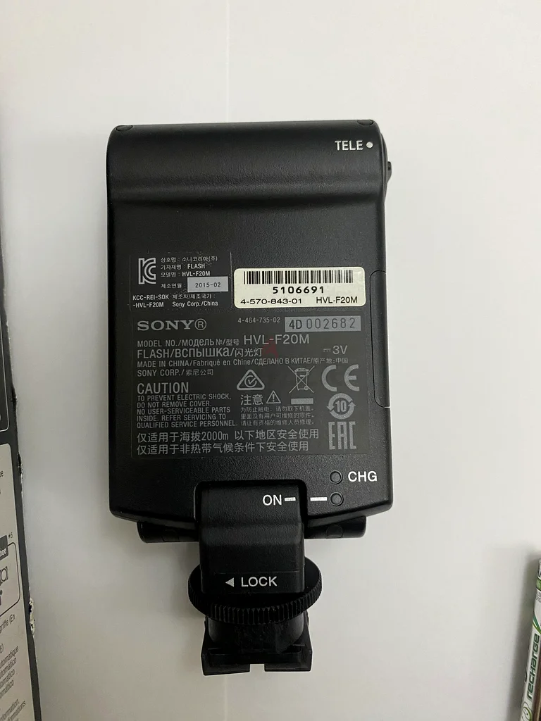 sony HVL-F20M speed light63203712185091113