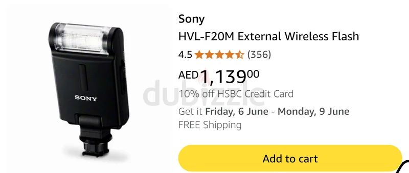 sony HVL-F20M speed light63203712185091111