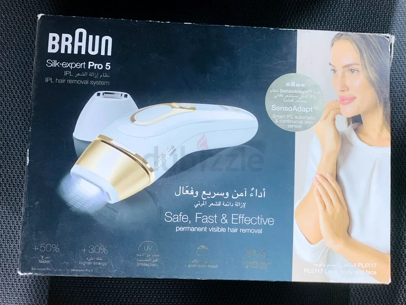 براون سيلك إكسبيرت برو 5، جهاز إزالة الشعر الدائم والمظهر بشكل ملحوظ، الجيل الأحدث من تقنية IPL63242684235009111
