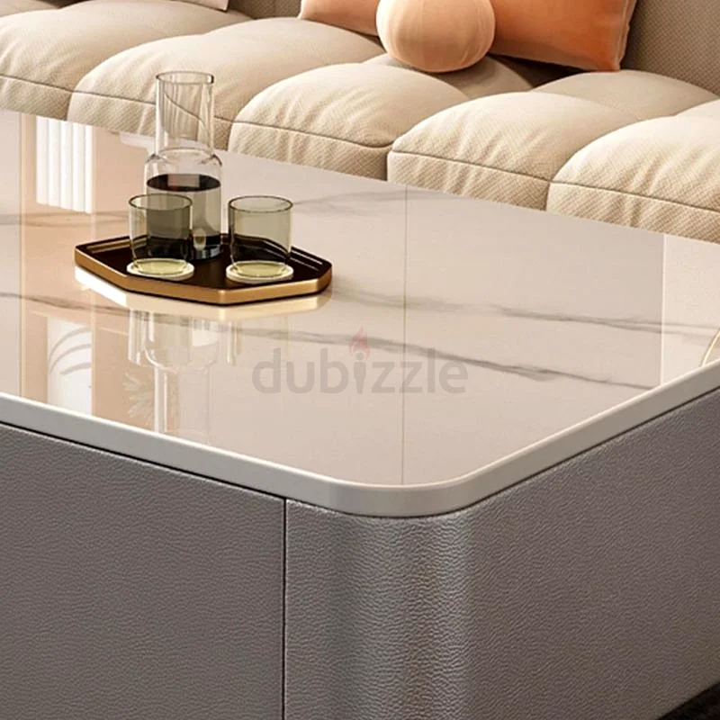 Mission Style Single Parallelogram Slate Board Game Coffee Table with Four Legs,  and 2 Drawers63179865332866113
