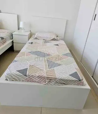 IKEA malm single bed 90 x 200 with mattress and 2 storage drawers for sale