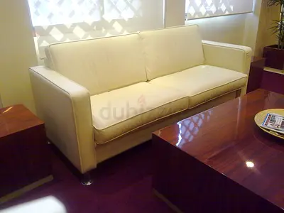 Stylish Cream Sofa Set - Brand New Condition!