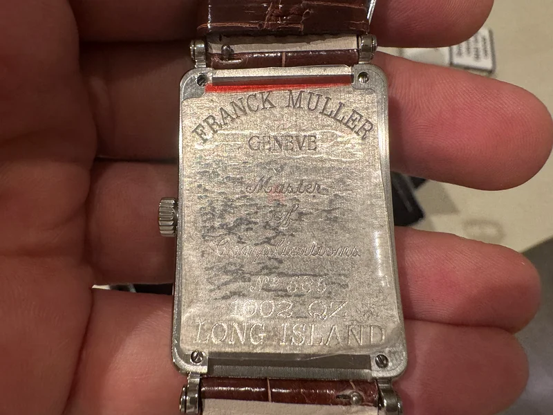 43000 AED Retail Brand New Franck Muller Long Island 1002QZ Swiss Watch - A Timepiece of Class62932694848641113