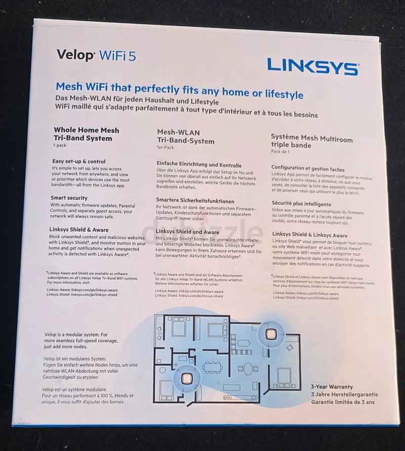 اتصال منزلي سلس مع راوتر Linksys Velop WiFi 563262937431555111