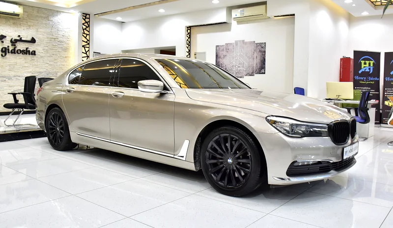 EXCELLENT DEAL for our BMW 730Li ( 2017 Model ) in Beige Color GCC Specs63160611333250112