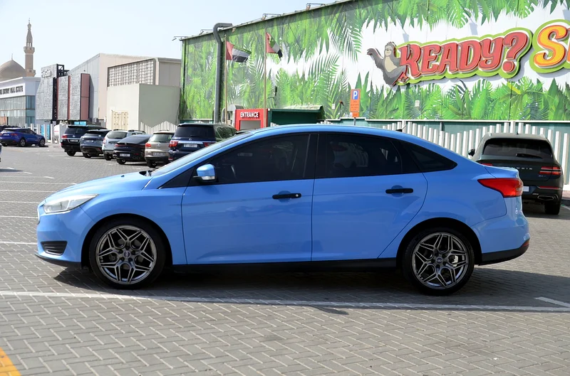 Ford Focus 2017 Blue Color GCC in Good Condition63168972355970111