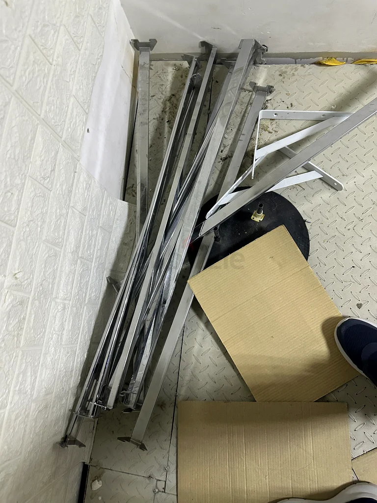 Sturdy Metal Shelf Support Bar for Your Space63221860462210111
