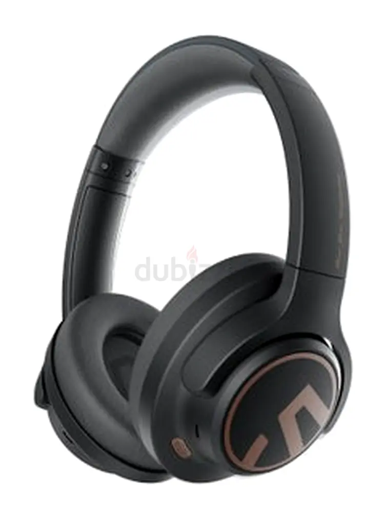 سماعات رأس لاسلكية بلوتوث SoundPEATS Space، سماعات رأس فوق الأذن مع وقت تشغيل يصل إلى 123 ساعة، خاصية إلغاء الضوضاء النشطة