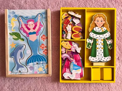 Creative Melissa and Doug Magnetic Wooden Puzzle Toys for Kids!