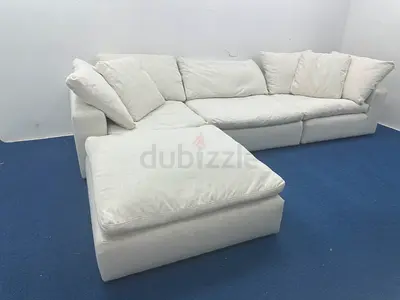 Marina home modular sofa with footstool