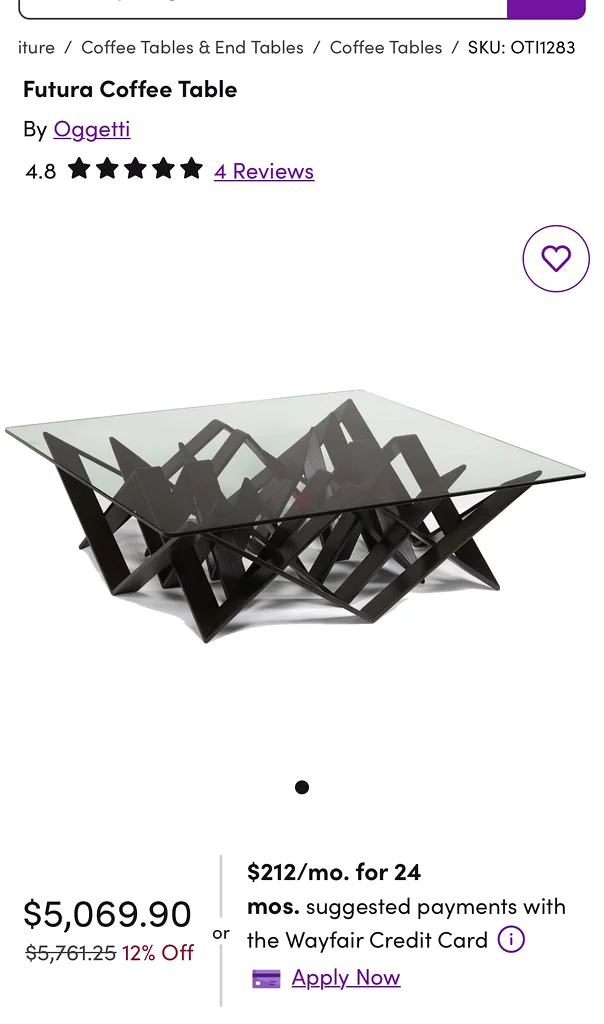 Luxury High quality Premium quality coffee table63216834611074111