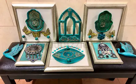 Exquisite Handmade Wall Art Collection - Embrace Cultural Heritage!