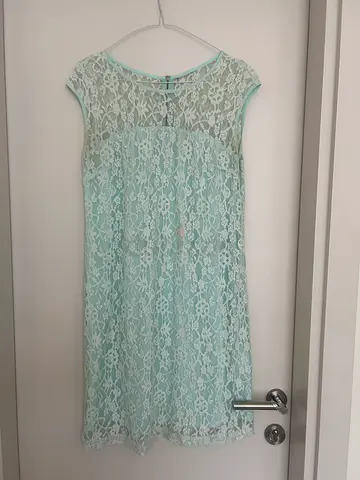 Dress size L light green colour