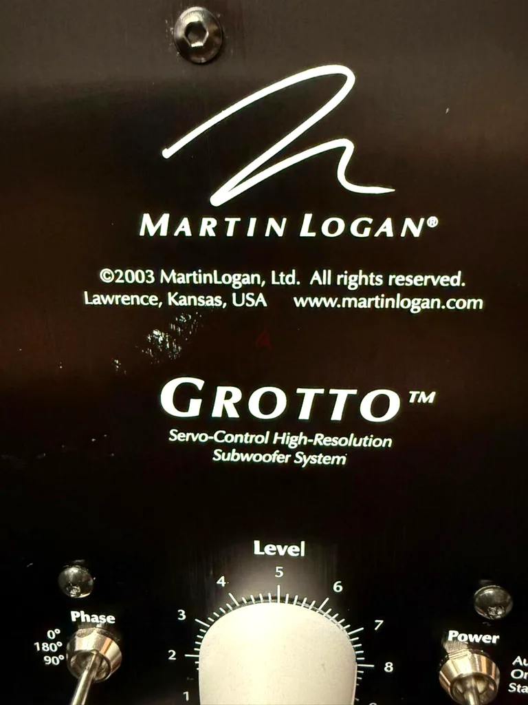 Martin Logan Grotto  High-Resolution Subwoofer Working, Have It Hooked Up63261838950146113