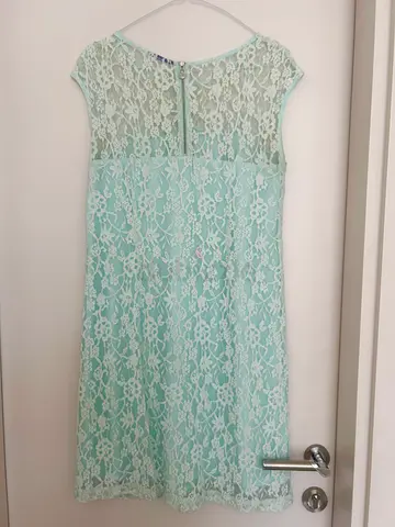 Dress size L light green colour
