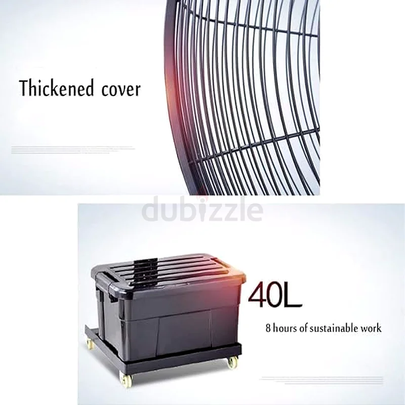 Misting Fan Floor Fan With 90° Oscillation, Low noise,41L Water Tank Air Flow Fan Mist Fan, 580W.Spr63219826573443112