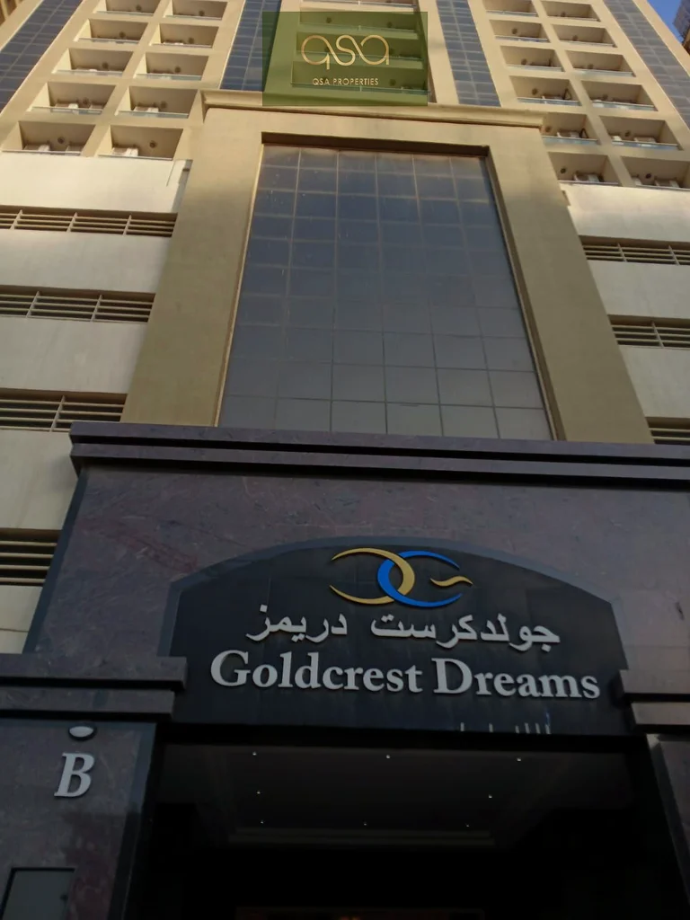 Two bed room big size available for rent brand new building goldcrest tower b with parking62868793143939111