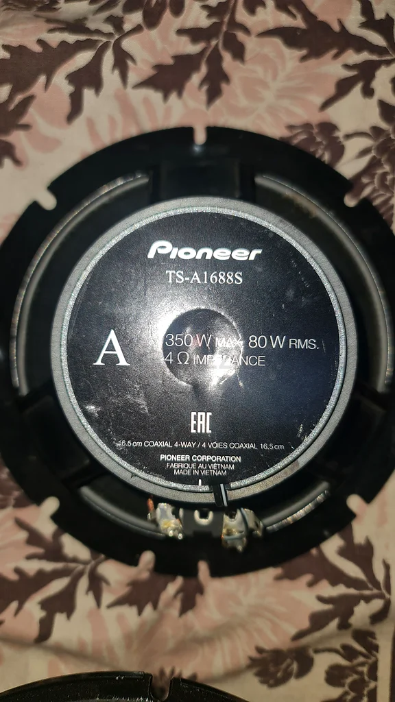 مكبرات صوت سيارة بايونير، أقصى طاقة 350 واط، 80 واط RMS (2)، جديدة لم تُستخدم من العلبة.63261278704515111