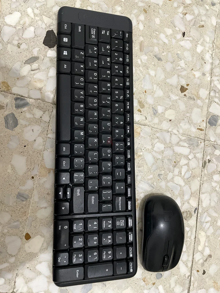 لوحة مفاتيح وماوس لاسلكيان - لوحيجي63255001639810118