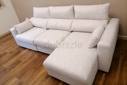 Selling Ikea Eskilstuna beige color lshape sofa bed