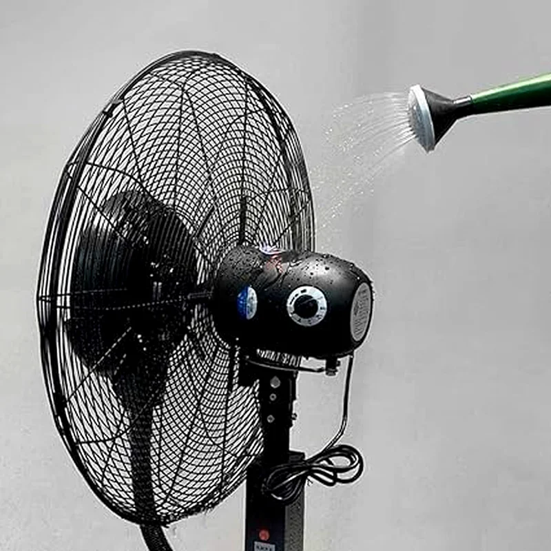 Misting Fan Floor Fan With 90° Oscillation, Low noise,41L Water Tank Air Flow Fan Mist Fan, 580W.Spr63219826573443114