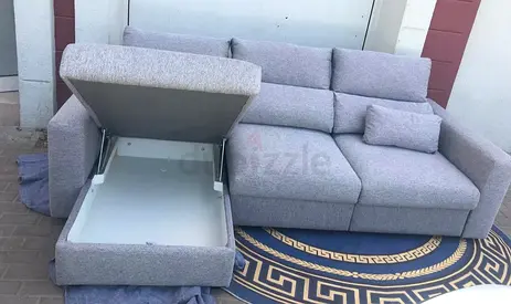 Brand New condition Ikea Eskilstuna sofabed under storage