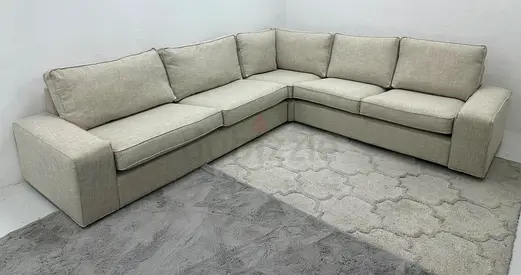 Brand New condition Ikea kivik beige color corner lshape sofa