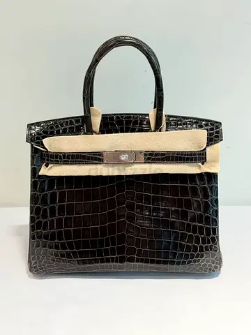 Hermes birkin 30cm full alligator corcocodile leather