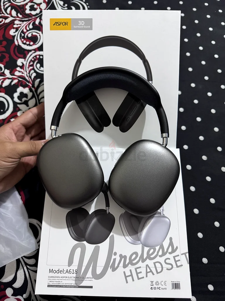 Experience Superior Sound with ASPOR 3D Wireless Headphones!63261840312451114