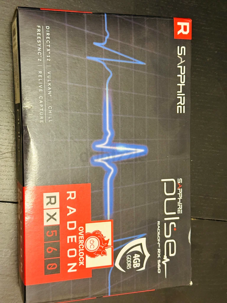 Sapphire Pulse Radeon RX 560 - Overclocked Graphics Card63257116695553111