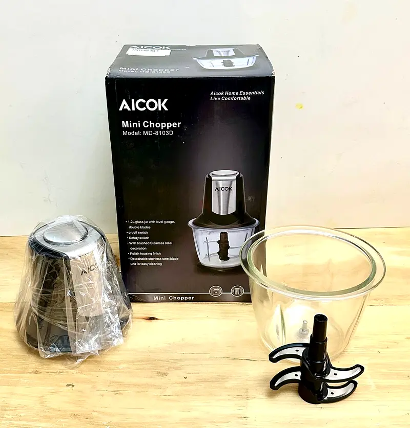 Chop Your Way to Culinary Greatness with Aicok Mini Chopper brand new!
