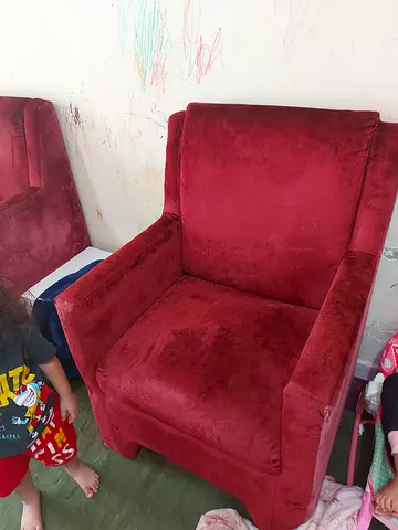 Elegant Burgundy Armchair for Cozy Living Spaces