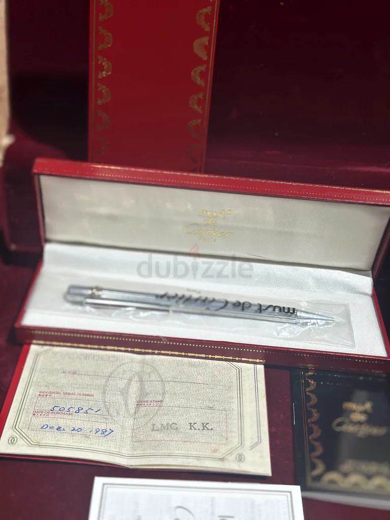 قلم رجالي أنيق من إصدار محدود من كارتييه مع شهادة63223354874627112