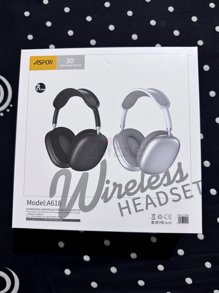 Experience Superior Sound with ASPOR 3D Wireless Headphones!63261840312451112