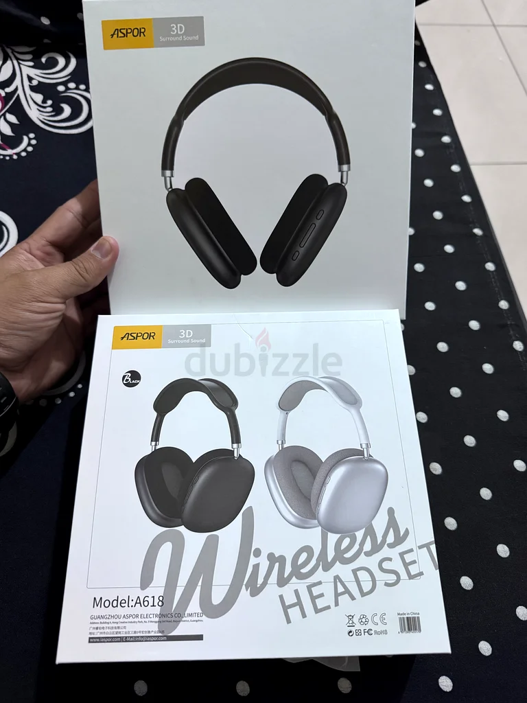 Experience Superior Sound with ASPOR 3D Wireless Headphones!63261840312451113
