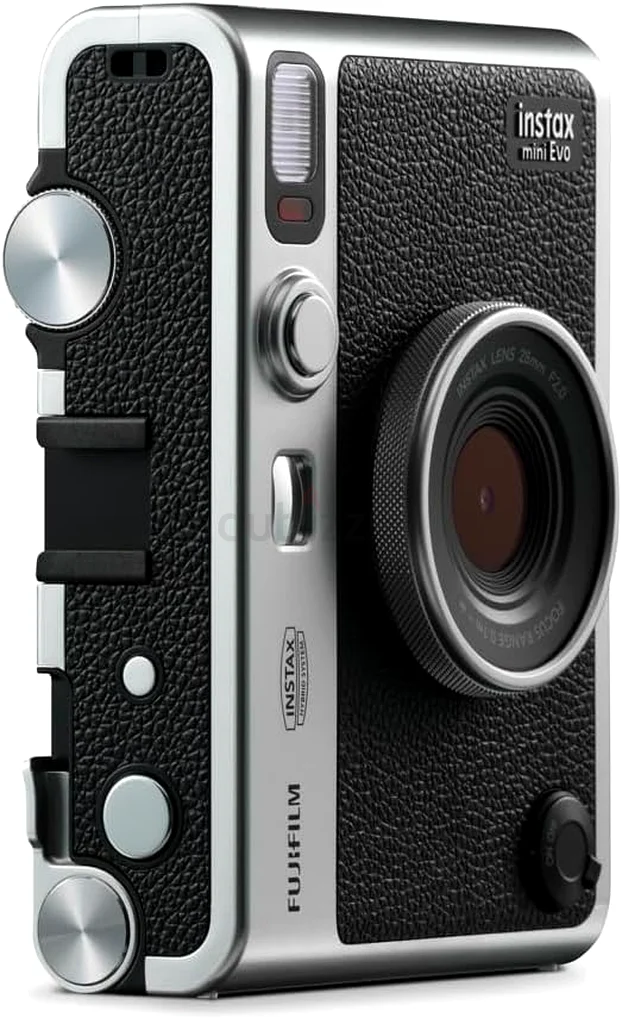 Fujifilm INSTAX Mini EVO Hybrid Instant Camera – Black (USB-C) | Instant Print with Digital Preview,63241664843393113