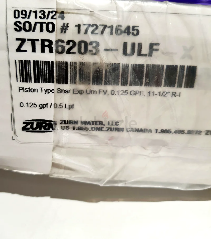 سخانة مراحيض تعمل بالمستشعر من Zurn ZTR 6203 ULF عالية الجودة - تصميم عصري بلمسة كروم أنيقة!63185758217985114