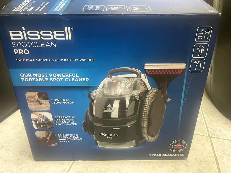 Bissell SpotClean Pro 1558E, Powerful Stain Removal, ideal for Cars  Home63253467581058119