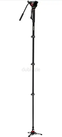 Manfrotto Xpro Monopod With Fluid Video Head - Black