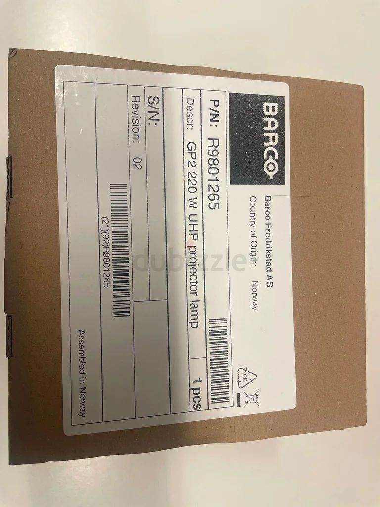 Barco Genuine R9801265 GP2 220W UHP Projector lamp63264092577923112