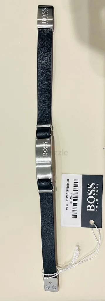 سوار يد رجالي من الجلد من HUGO BOSS أوربانايت632321662007051112