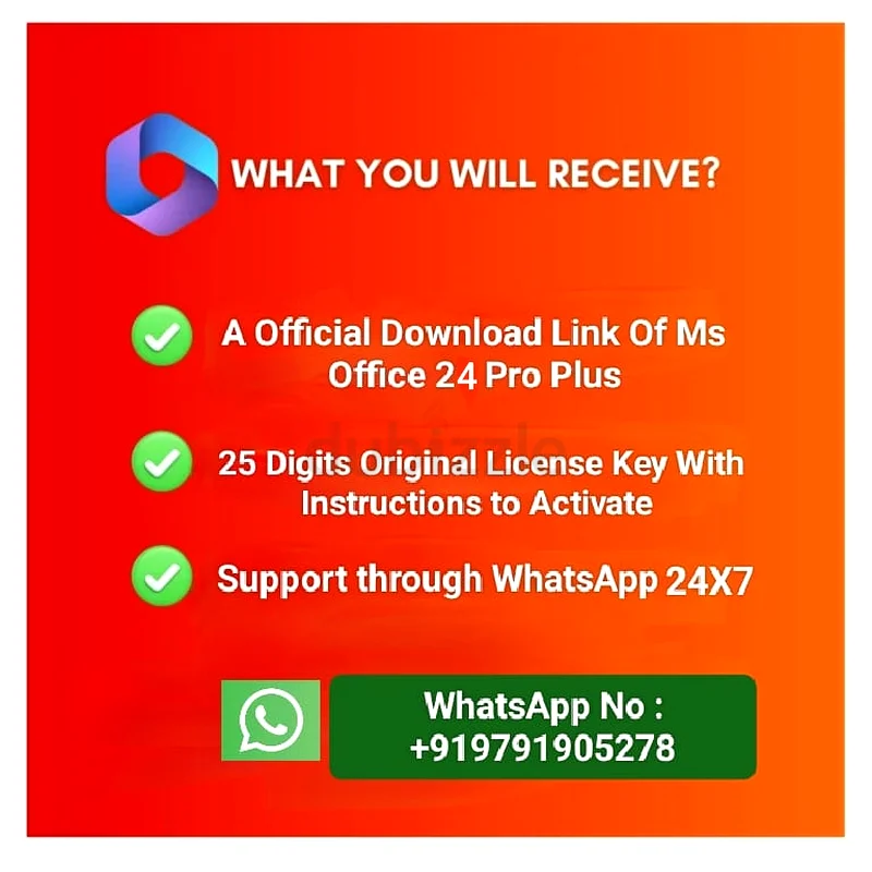 Microsoft Office 2024 Professional Plus Geniue Key63168045357571111