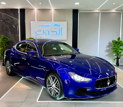 AMAZING BLUE COLOR MASERATI GHIBLI SQ4 V6 || GCC || FREE ACCIDENT || HIGHEST CATEGORY || LOW MILEAGE