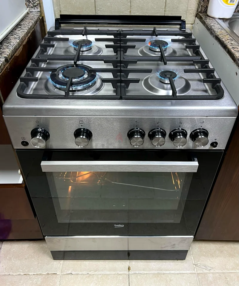 Beko 60 X 60 Cm, 4 Gas Burners Free Standing Gas Cooker63199638154755111