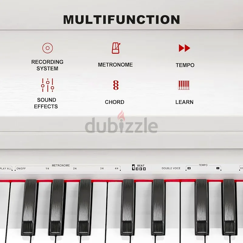 White Digital Piano 88 Hammer Action Keyboard63227279609859112