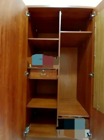 Wooden double door cupboard