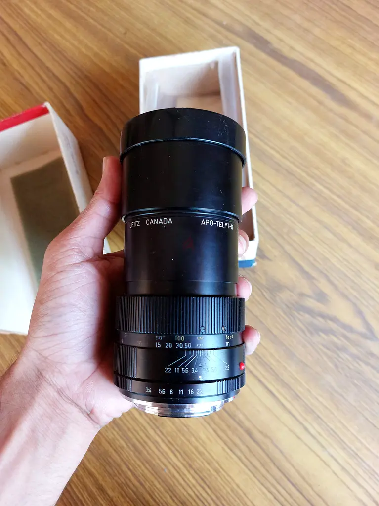 Leica APO-Telyt-R 180mm f/3.4 Lens full box