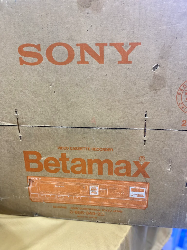 sony betamax new condition in box سوني بيتامكس63265095409025111