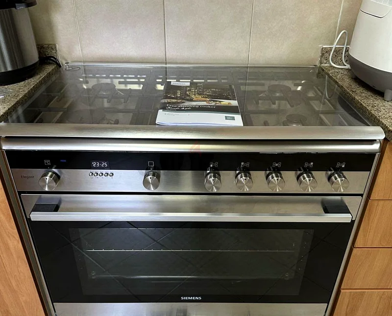 Siemens iQ700 Gas Cooker Electric Oven 90cm HQ738357M Combination63166182749187111